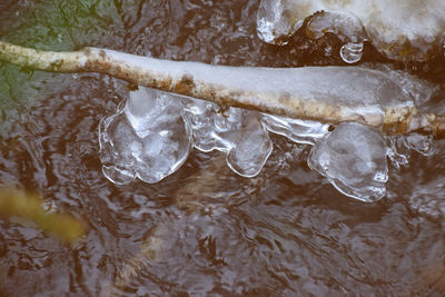 Full frame shot of water in lake