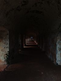 Interior of abandoned building