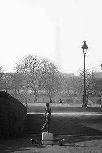 Road against sky at dusk