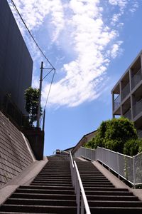 Low angle view of staircase