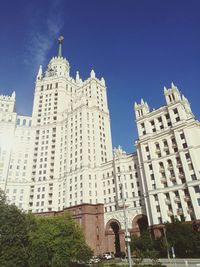 Low angle view of buildings against sky