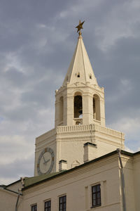 Low angle view of church against sky