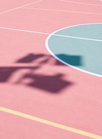 Full frame shot of court during sunny day