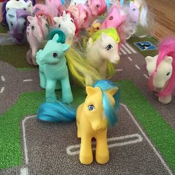 Close-up of toys in store