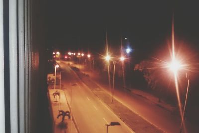 Road at night