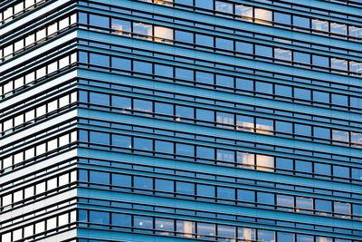 Low angle view of glass building