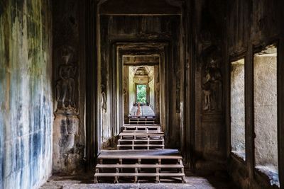 Interior of angkor wat temple