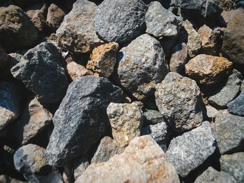 Full frame shot of stone wall