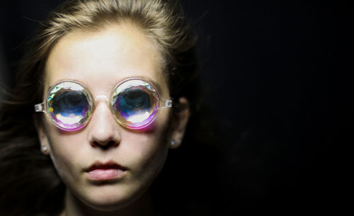 Portrait of young woman