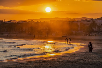 Scenic view of sunset