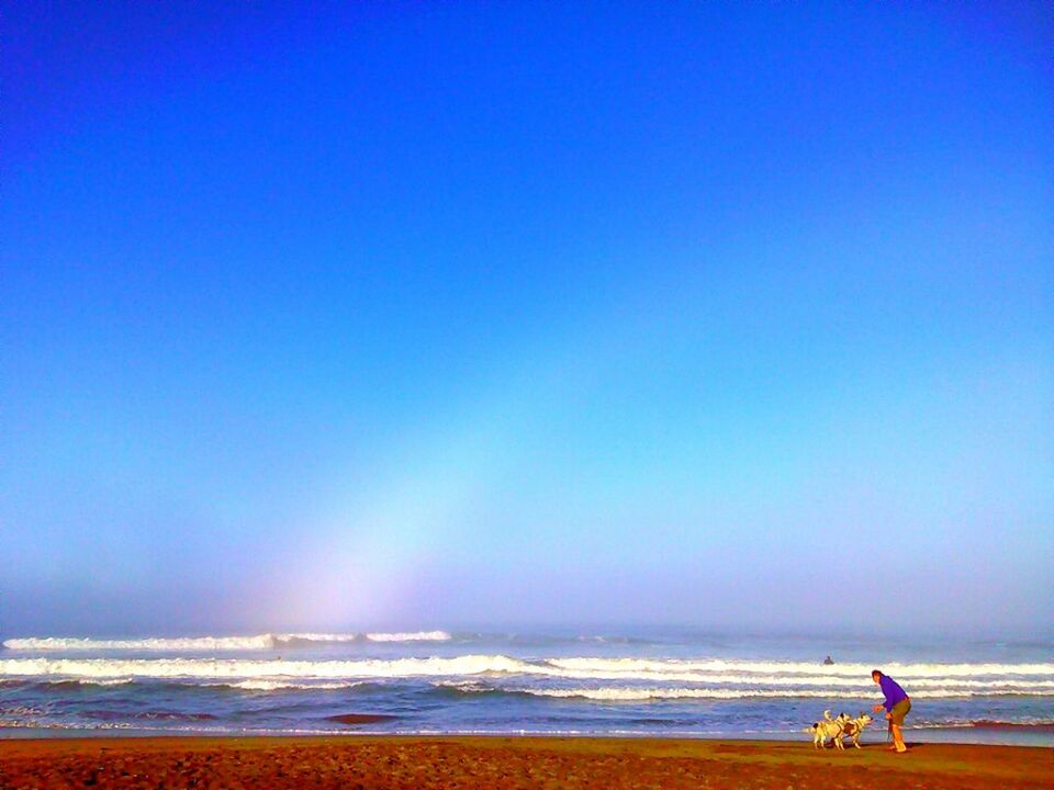 TOURIST ON BEACH