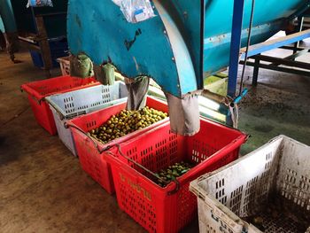 View of fruits for sale in market
