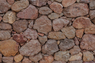 Full frame shot of stone wall