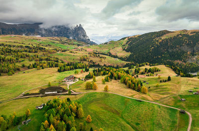 Scenic view of landscape against sky