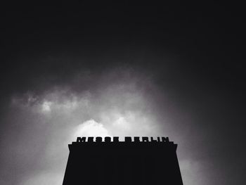 Low angle view of building against sky