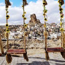 A view in cappadocia uçhisar castle