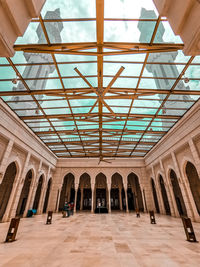 Low angle view of the minarets sri sendayan mosque