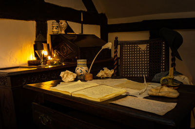 Shakespeare's desk