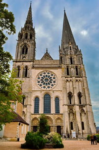 Low angle view of cathedral against sky