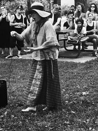 Full length of a man standing outdoors