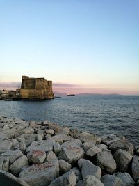 Rocks on sea shore