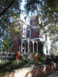 View of building with trees in background