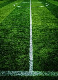 View of soccer field