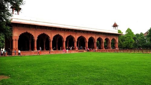 View of historical building against clear sky