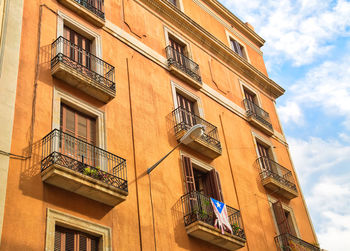 Low angle view of building against sky