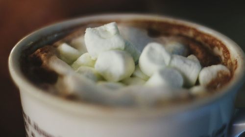 Close-up of dessert on table