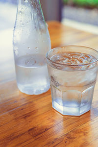 Close-up of drink on table