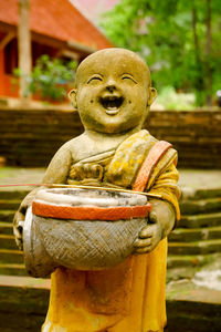 Close-up of buddha statue