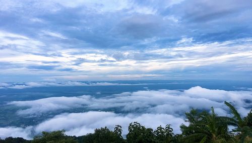 Low angle view of clouds in sky