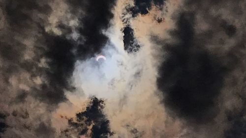 Low angle view of clouds in sky