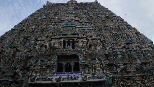 Low angle view of a temple