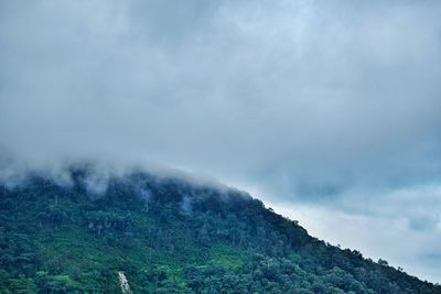 Scenic view of mountain against sky