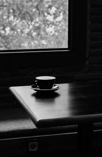 Close-up of coffee on table