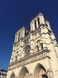 Low angle view of historical building