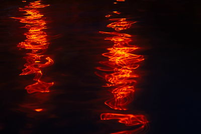 Lights on water