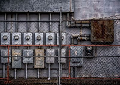 View of electrical equipment