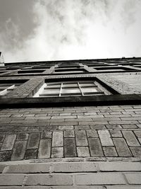 Low angle view of building against sky