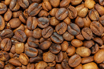 Full frame shot of coffee beans