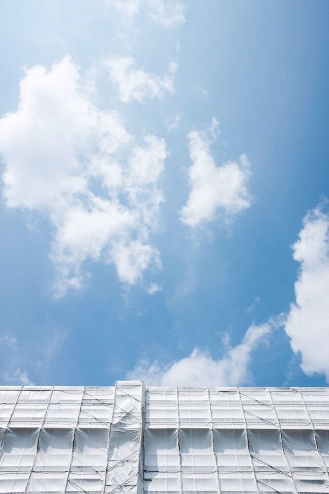 sky, cloud - sky, day, low angle view, no people, architecture, outdoors, building exterior