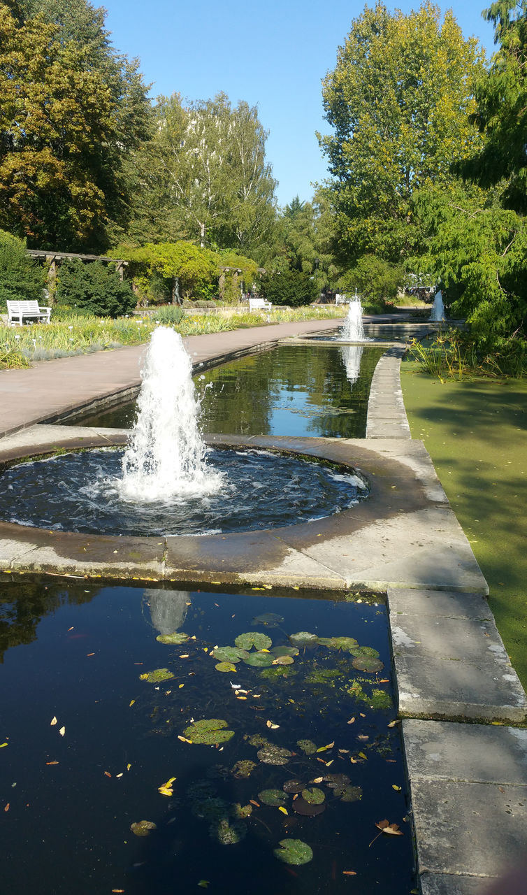 VIEW OF FOUNTAIN IN PARK