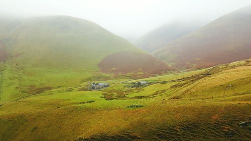 Scenic view of mountains