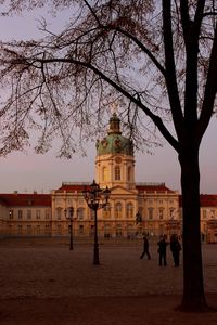 Low angle view of historical building