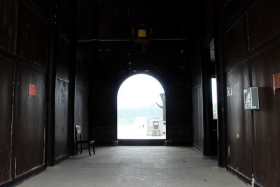 Interior of building