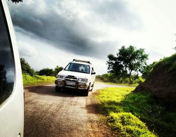 Cars on road