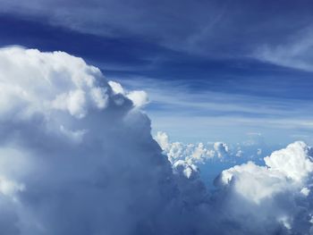 Low angle view of clouds in sky