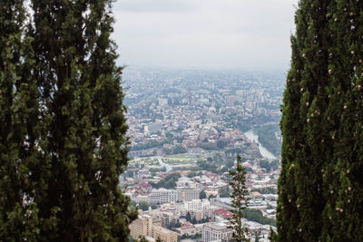 Aerial view of city